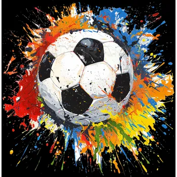 Nášivka Nažehlovačka Fotbal - 6 x 6 cm