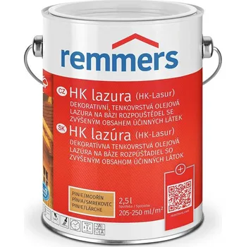 barva a nátěr na dřevo Remmers HK lazura 2293 antracitově šedá 2,5 l