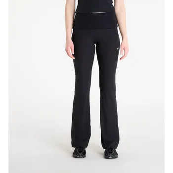 Dámské kalhoty Kalhoty Nike Sportswear Chill Knit Women's Mid-Rise Tight Ribbed Pants Black/ Sail XS