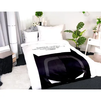 Povlečení Aaryans bavlněné povlečení 3D Batman 140x200/70x90cm