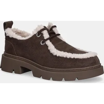 Dámské polobotky Semišové polobotky Inuikii Wallabee Curly 1015.003.0011.150 hnědá 89X, EUR 38