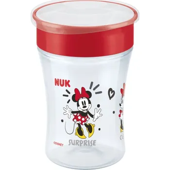 Kojenecká láhev NUK Magic Cup Disney hrnek Minnie 8m+ 230 ml