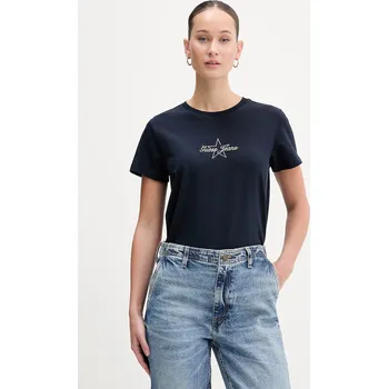 Pánské tričko Tričko Guess Jeans W6RI18.J1314 námořnická modř 59X, vel. M