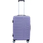 Střední cestovní kufr na kolečkách Lee Cooper LC33303, TSA zámek, ABS, 60 l fialová
