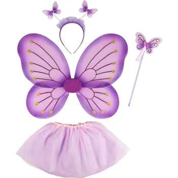 Karnevalový kostým Set Víla fialová vel. 4-6 let