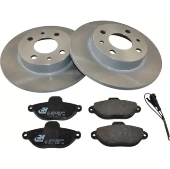 Brzdový kotouč Sada přední brzdové kotouče + destičky FIAT CINQUECENTO PUNTO FORD KA (FIAT 46403960 5892736 5892737 7663465 LANCIA 7663465)