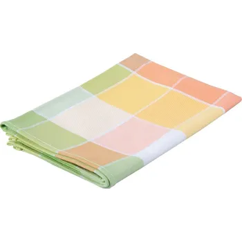 Utěrky z hladké bavlny Kostka žlutá 3 ks 50x70 cm