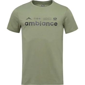 Pánská móda Pánské tričko LOAP ALOIS XXXL Khaki, Černá