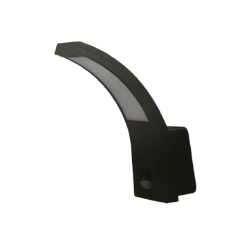 Venkovní osvětlení Nástěnné LED svítidlo se senzorem 10 W, 800 lm, 4000 K, IP54, antracit – Eurakles DALILA ST53/O-ANT/PIR