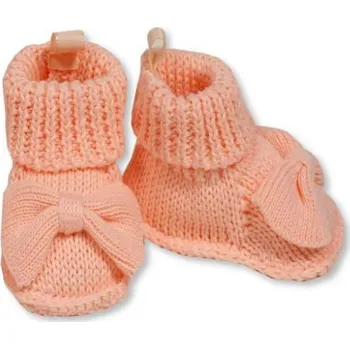 Capáčky Capáčky s mašličkou lososové