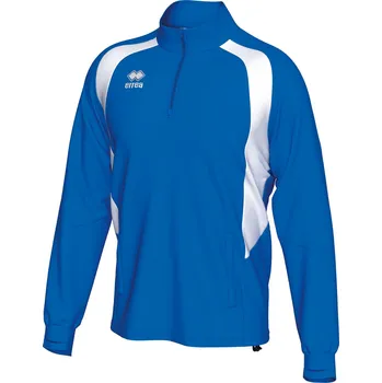 Pánská mikina ERREA´ ERREA ALFONSO Tréninková mikina BARVA: modrá - bílá, Velikost: XS Raglánové rukávy, vysoký límec, boční kapsy na zip