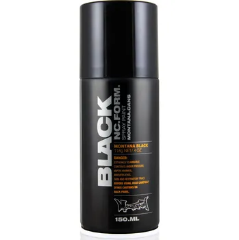 Barva ve spreji Montana Spider 150 ml Barva: Black