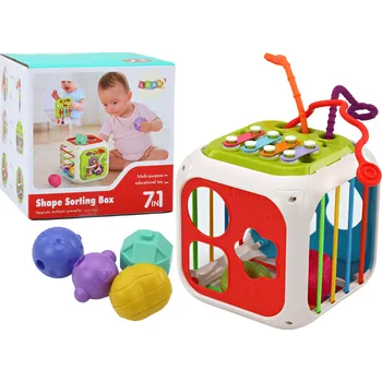 Hračka Lean Toys Vzdělávací dětská třídící kostka 7v1