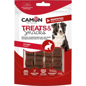 Pamlsek pro psa SNACKS KRALIK 4 ks 12x2x1 cm 100 g CAMON