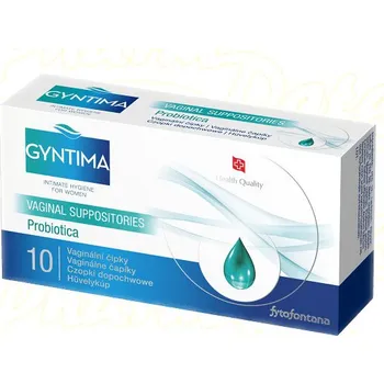 Lék na ženské potíže Fytofontana Gyntima vagin.čípky Probiotica 10ks