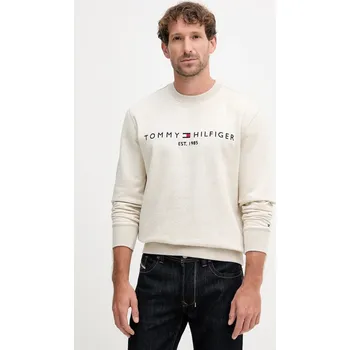 Dámská mikina Mikina Tommy Hilfiger MW0MW11596 béžová 01X, vel. M