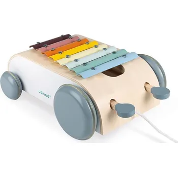 Hračka pro nejmenší Janod Sweet Cocoon vozík s xylofonem