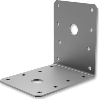 Tesařské kování Úhelník 90° typ4 65 x 90 x 90 mm 2,5 mm
