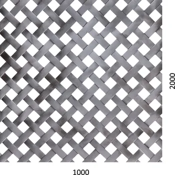 Plech děrovaný plech - tkanina, otvor 10 x 10 mm, rozteč 18 mm, Fe - ocelový plech, otvor 10 x 10 mm, rozteč 18 mm, rozměr plechu 2000 x 1000 x 1,0 mm, bez povrchové úpravy