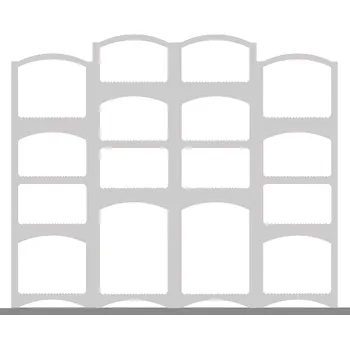 Stojan na víno Sestava Bloc Cellier Robust bílá