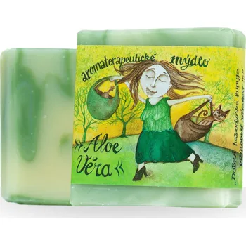 Mýdlo Mýdlárna u dvou koček Aloe Věra mýdlo 90g