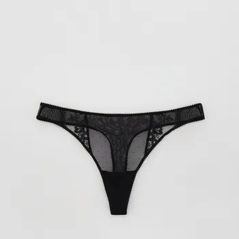 Dámský kabát Reserved - LADIES` BRIEFS - černý - 765HQ-99X - 765HQ-99X-XL