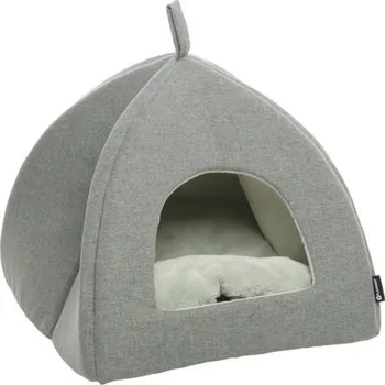 Pelíšek pro psa Iglú FLAMINGO Valero šedé 40x40x35cm