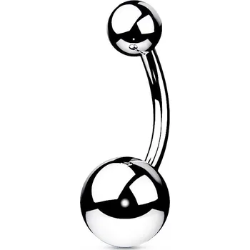 Piercing Šperky4U Piercing do pupíku - banánek malý TITAN - TIT1124-1608