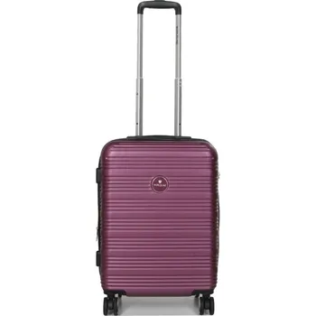 Malý kabinový cestovní kufr na kolečkách s expandérem 40 l Worldline 805 fialová