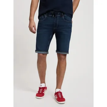 Pánské oblečení Pánské džínové kraťasy Cross Jeans Jed A 533-014 Dark Blue Velikost: W31