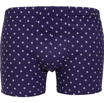 Boxerky Boxerky Andrie s geometrickým vzorem PS 5974 navy velikost XL