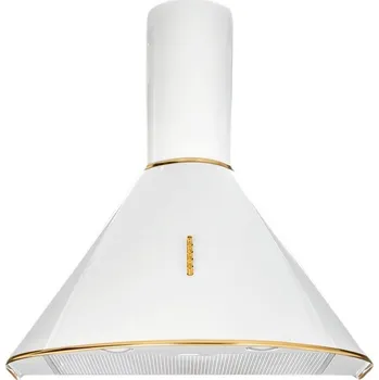 Digestoř Komínový odsavač par Akpo WK-4 Dandys GOLD 50 cm 450 m3/h, Bílá