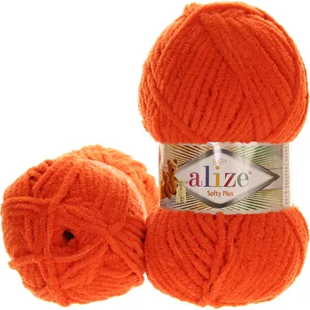 Příze Alize Softy Plus oranžová 6