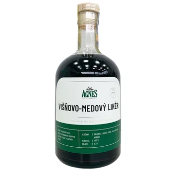 Likér Agnes Višňovo-medový likér 18,5% kosher 0,5L