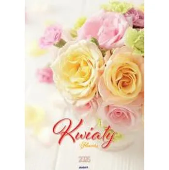 Kalendář Kalendarz 2026 ścienny Kwiaty (pl, 2025, Brožovaná, Avanti)