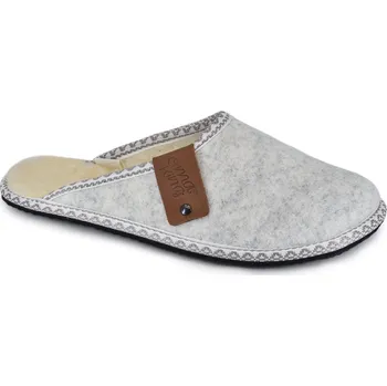 Dámské pantofle Omaking Halla pantofle - ovčí vlna a přírodní filc-39-40