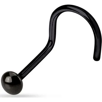 Piercing Šperky4U Zahnutý piercing do nosu - půlkulička - N01148K
