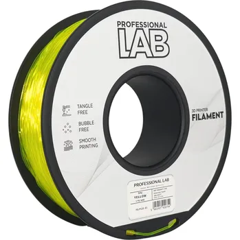 Filament Professional Lab FG-P125-E1, 3D filament, TPU, Yellow, 1kg, 1,75mm
