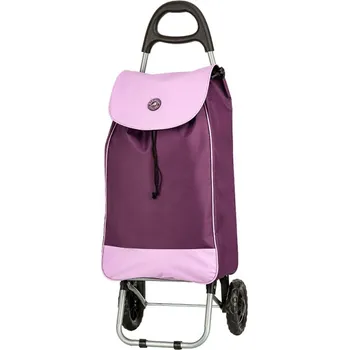 Nákupní taška Nákupní taška na 2 kolečkách 40L Madisson 42034 fialová