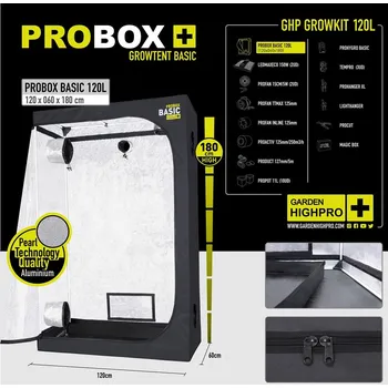 Pěstební box GARDEN HIGHPRO GARDEN HIGH PRO GROWKIT120L - Pěstební komplet 120x60x180cm