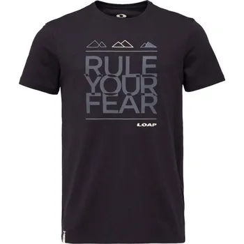 Pánské tričko Pánské tričko LOAP ALHAN XXXL Černá, Šedá