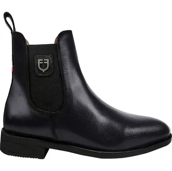 Těžké boty EQUESTRO Pérka kožená Classic Equestro, pro dospělé, černá 46