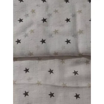 Bavlněná plenkovina / mušelín hvězdičky