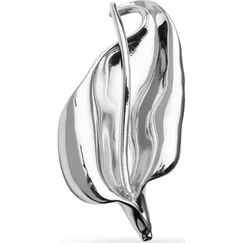 Souprava šperků B-TOP Designová ocelová brož ve tvaru lilie s vysokým leskem