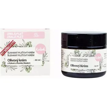 Pleťový krém Kvitok Olivový Krém s Kokum a Kombo máslem pro zralou pleť věk 30+ 60 ml