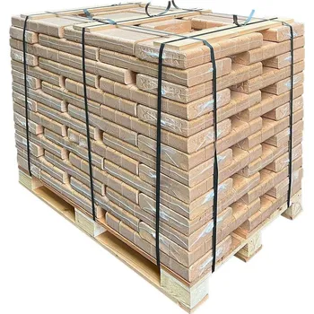 Tuhé palivo Brikety z jehličnatých dřevin - paleta 102 balení po 8 kg