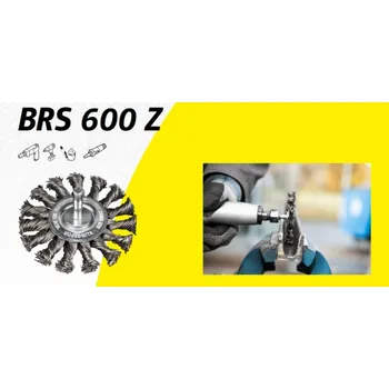 Brusný kotouč Klingspor K.KARTÁČ DISKOVÝ 75mm SHANK BRS600Z TWISTED NEREZ DRÁT