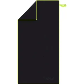 Ručník NILS CAMP Ručník z mikrovlákna NILS Camp NCR11 černý/zelený