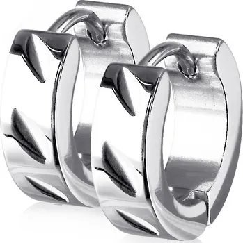 Šperk Šperky4U Ocelové náušnice - kroužky - OPN1410