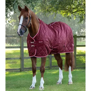 Deka pro koně Stájová deka Tuscan Premier Equine 100g vínová Vínová 6,6" (150cm)